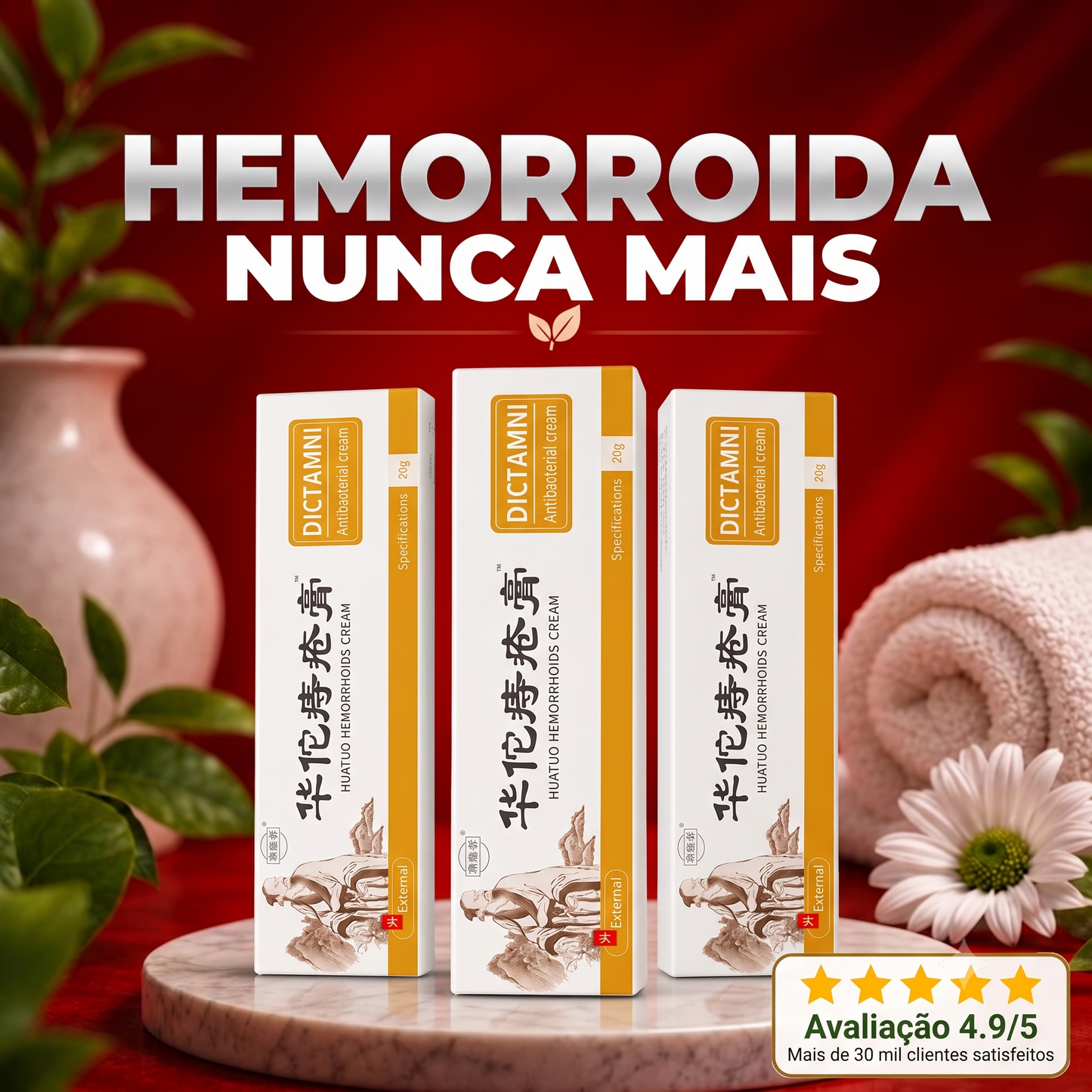 Pomada Japonesa para Hemorroidas Dictamni